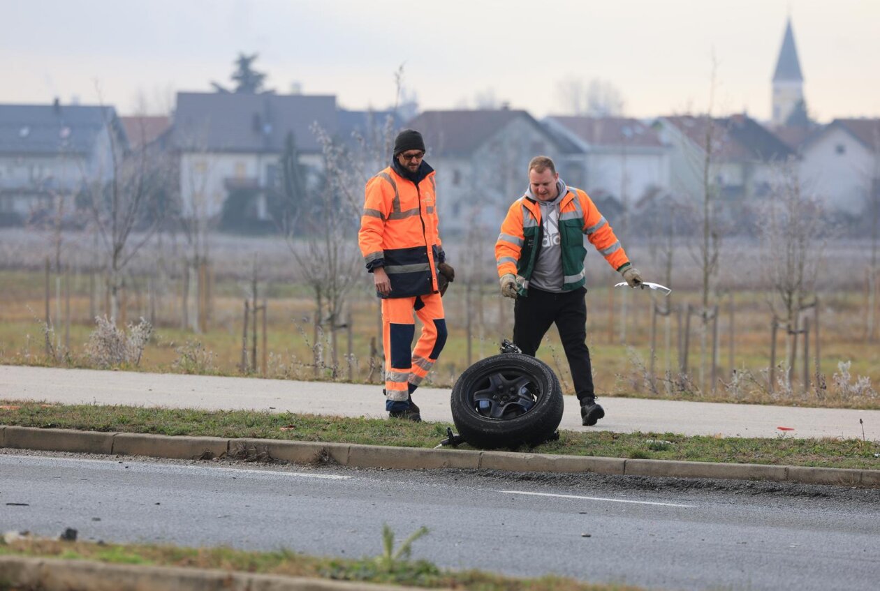 Velika Gorica: Automobilom sletio s ceste pa udario u stup