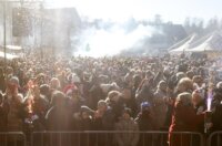 Doček Nove godine u podne u centru Fužina