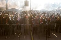 Doček Nove godine u podne u centru Fužina