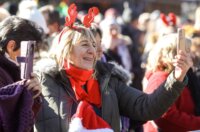 Doček Nove godine u podne u centru Fužina