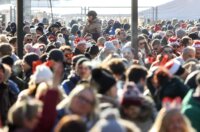 Doček Nove godine u podne u centru Fužina