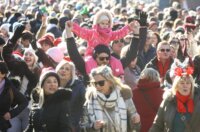 Doček Nove godine u podne u centru Fužina