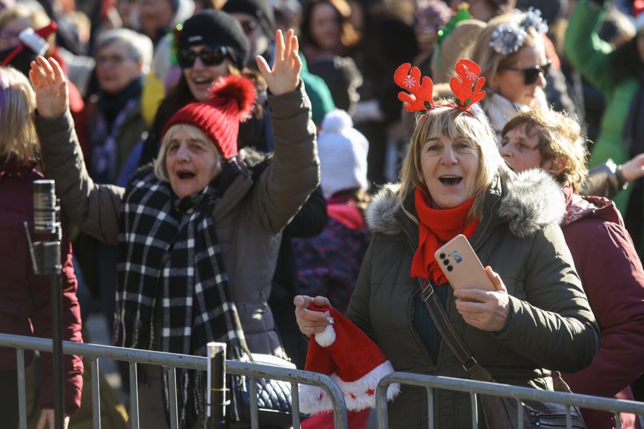 Doček Nove godine u podne u centru Fužina