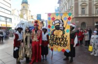 Rijeka: Parada karnevalskih zastava i predaja gradskog ključa maškarama