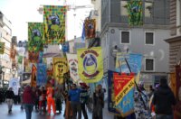 Rijeka: Parada karnevalskih zastava i predaja gradskog ključa maškarama