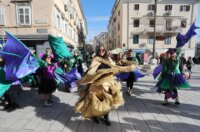 Rijeka: Parada karnevalskih zastava i predaja gradskog ključa maškarama