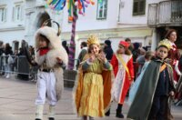 Rijeka: Tisuće maškara na Dječjem karnevalu.