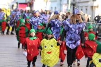 Rijeka: Tisuće maškara na Dječjem karnevalu.