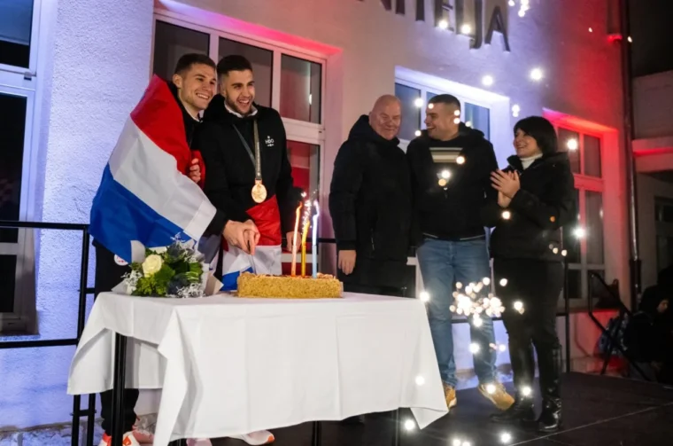 viškovo doček sportaša