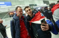 Doček brončanih rukometaša u Zračnoj luci Franjo Tuđman Doček brončanih rukometaša u Zračnoj luci Franjo Tuđman