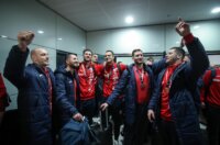 Doček brončanih rukometaša u Zračnoj luci Franjo Tuđman Doček brončanih rukometaša u Zračnoj luci Franjo Tuđman