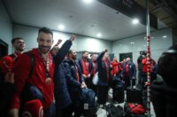 Doček brončanih rukometaša u Zračnoj luci Franjo Tuđman Doček brončanih rukometaša u Zračnoj luci Franjo Tuđman