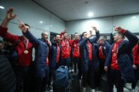 Doček brončanih rukometaša u Zračnoj luci Franjo Tuđman Doček brončanih rukometaša u Zračnoj luci Franjo Tuđman