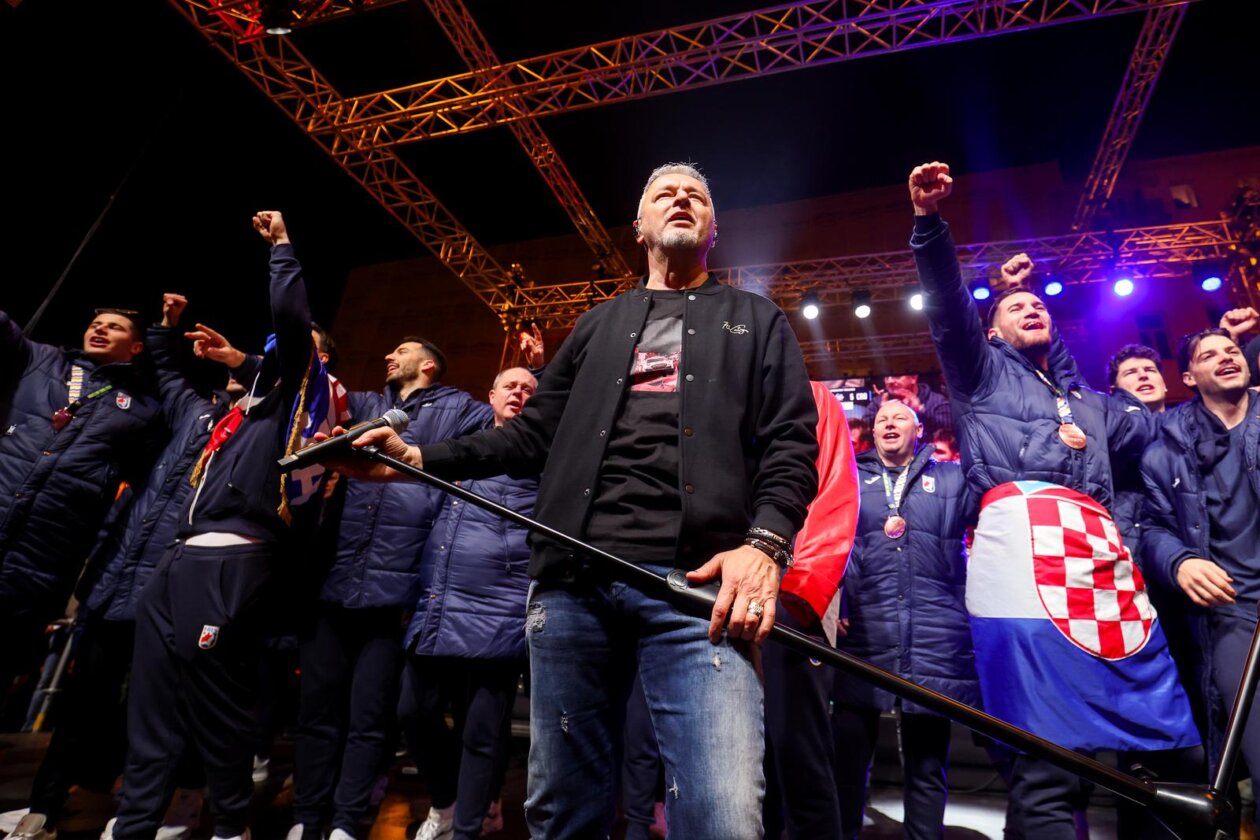 Zagreb: Svečani doček rukometnih reprezentativaca nakon osvojene bronce na Europskom prvenstvu