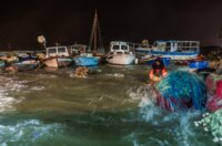 Kaštela: Ciklonalna plima poplavila rivu i okolne ulice