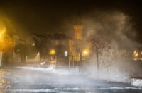 Kaštela: Ciklonalna plima poplavila rivu i okolne ulice