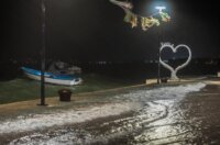 Kaštela: Ciklonalna plima poplavila rivu i okolne ulice