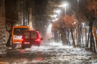 Kaštela: Ciklonalna plima poplavila rivu i okolne ulice