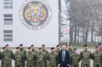 Zagreb: Svečani ispraćaj 8. hrvatskoga kontingenta u NATO-ovu aktivnost prednjih kopnenih snaga u Mađarsku