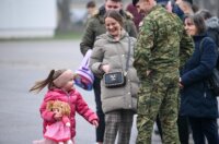 Zagreb: Svečani ispraćaj 8. hrvatskoga kontingenta u NATO-ovu aktivnost prednjih kopnenih snaga u Mađarsku