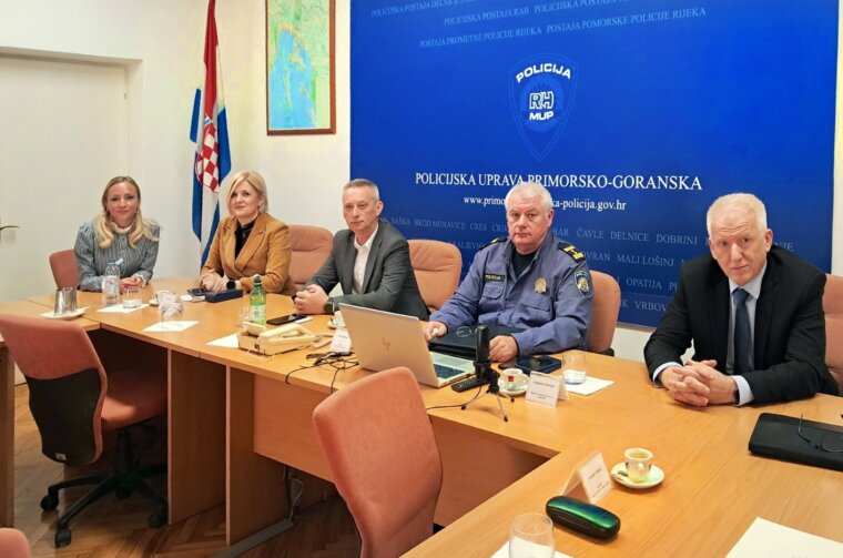 Radni sastanak predstavnika policije i  Grada Rijeke