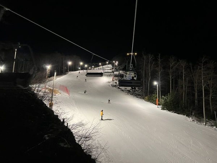 platak noćno skijanje