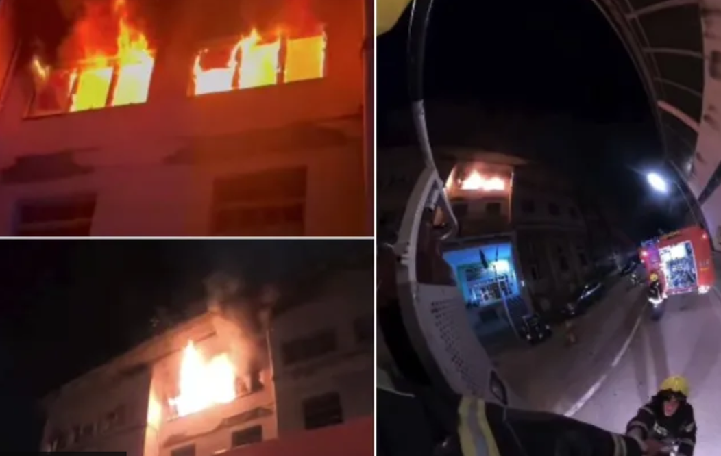 požar rijeka zgrada 220226