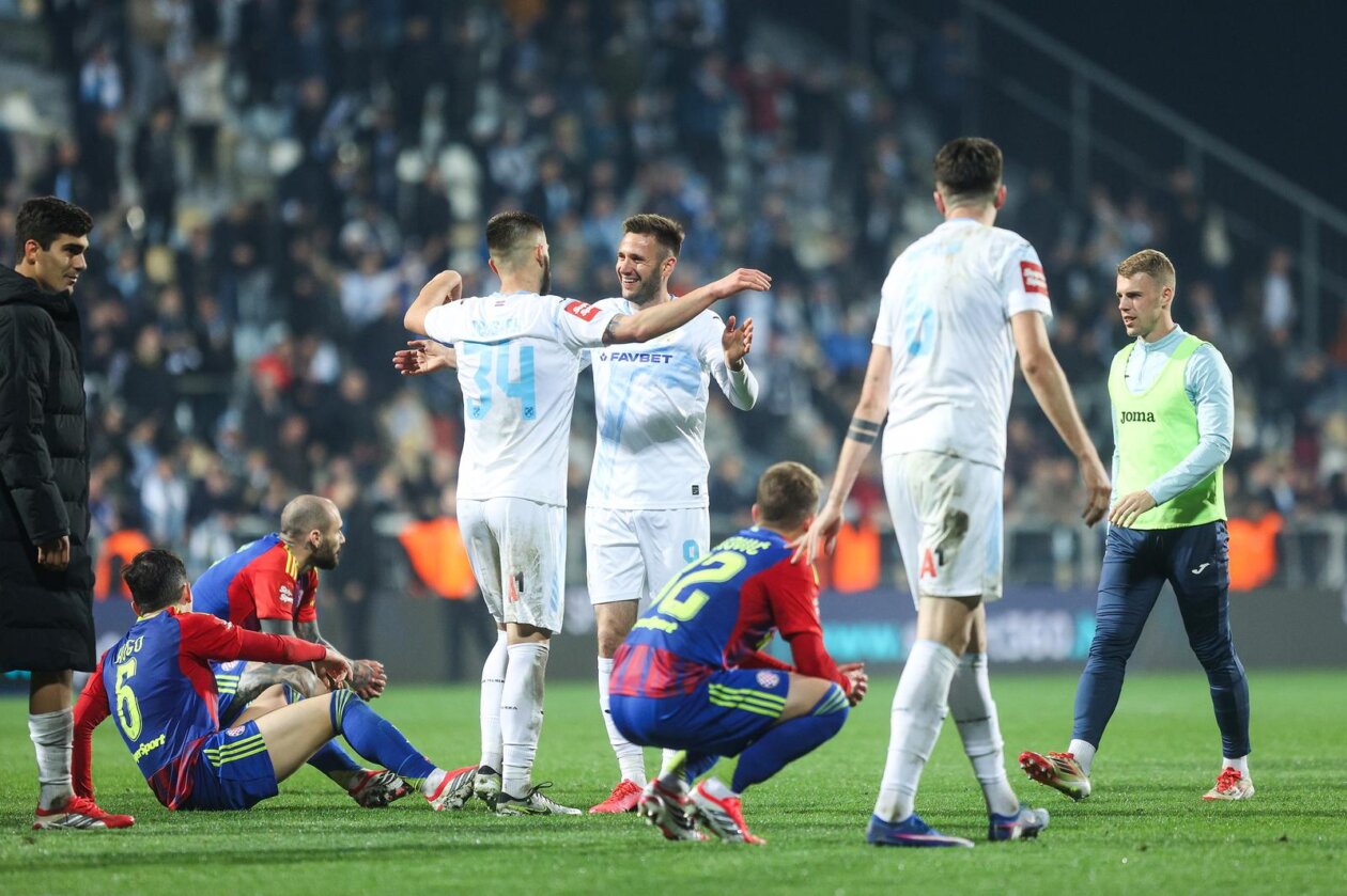 Susret Rijeke i Hajduka u četvrtfinalu Hrvatskog nogometnog kupa