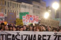 Rijeka: Noćni marš za Osmi mart