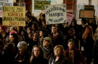 Rijeka: Noćni marš za Osmi mart
