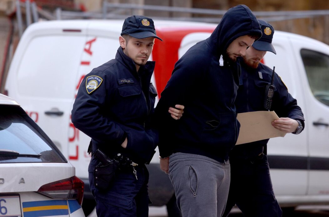 Rijeka: Privođenje Frana Brnelića, osumnjičenog za ubojstvo svoje djevojke