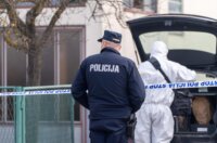 Dvostruko ubojstvo u Gospiću, očevid u tijeku Dvostruko ubojstvo u Gospiću, očevid u tijeku