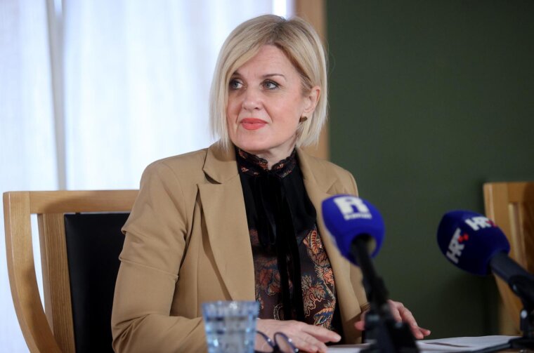 Rijeka: Redovita konferencija gradonačelnice Ive Rinčić