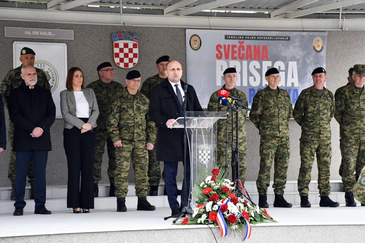 Požega: Svečana prisega ročnika na temeljnom vojnom osposobljavanju Požega: Svečana prisega ročnika na temeljnom vojnom osposobljavanju