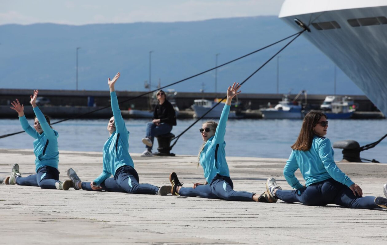Rijeka: Najuduža špaga na svijetu na gatu Karoline riječke