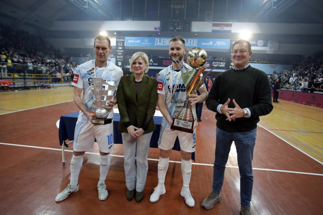 Futsalaši Rijeke svladali Dinamo 7:1 i osvojili svoj prvi trofej Hrvatskog kupa u povijesti