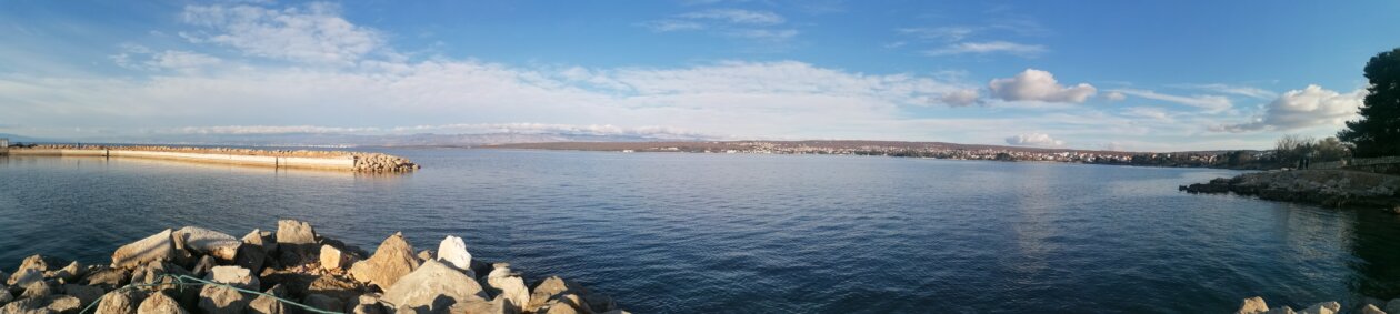 Pogled iz Porta na Malinsku