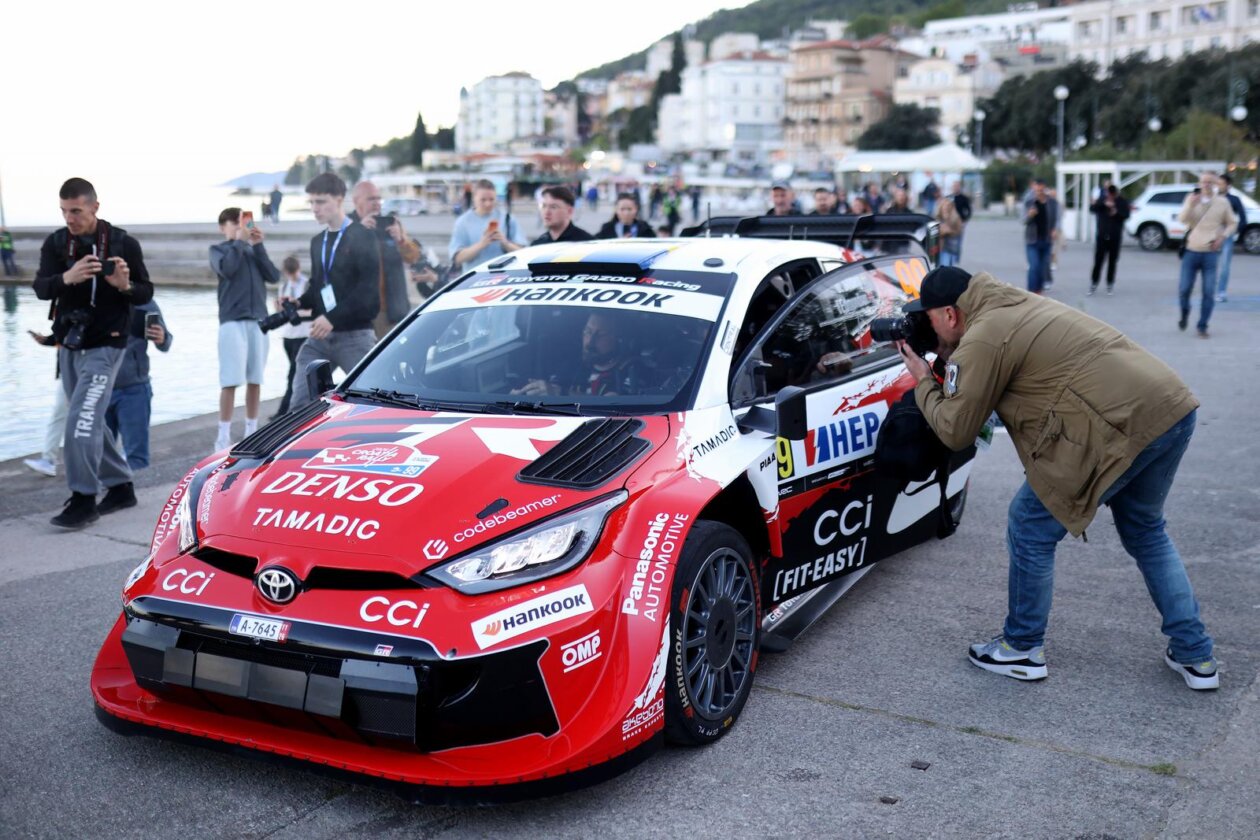 Opatija: WRC Croatia 2026, photoshoot na Opatijskoj Slatini