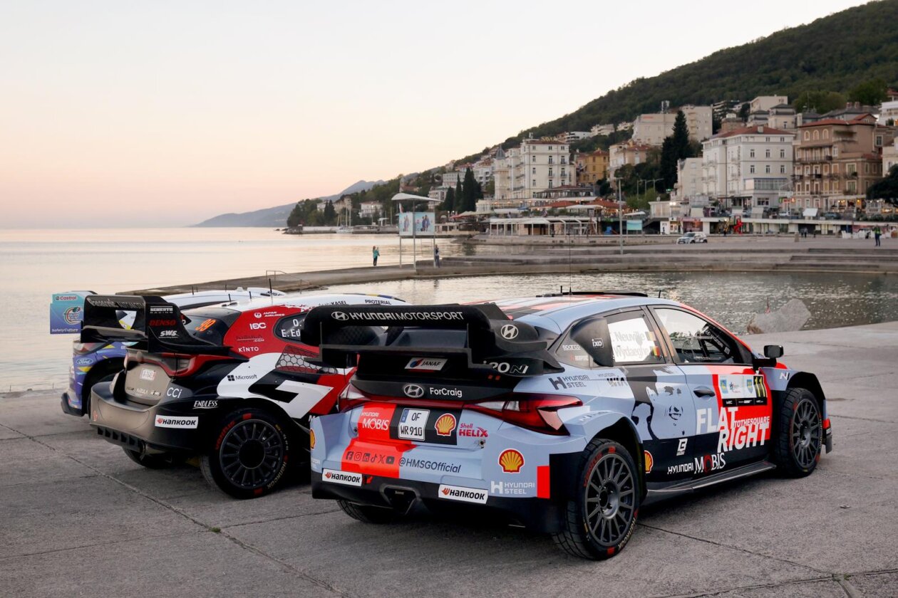 Opatija: WRC Croatia 2026, photoshoot na Opatijskoj Slatini