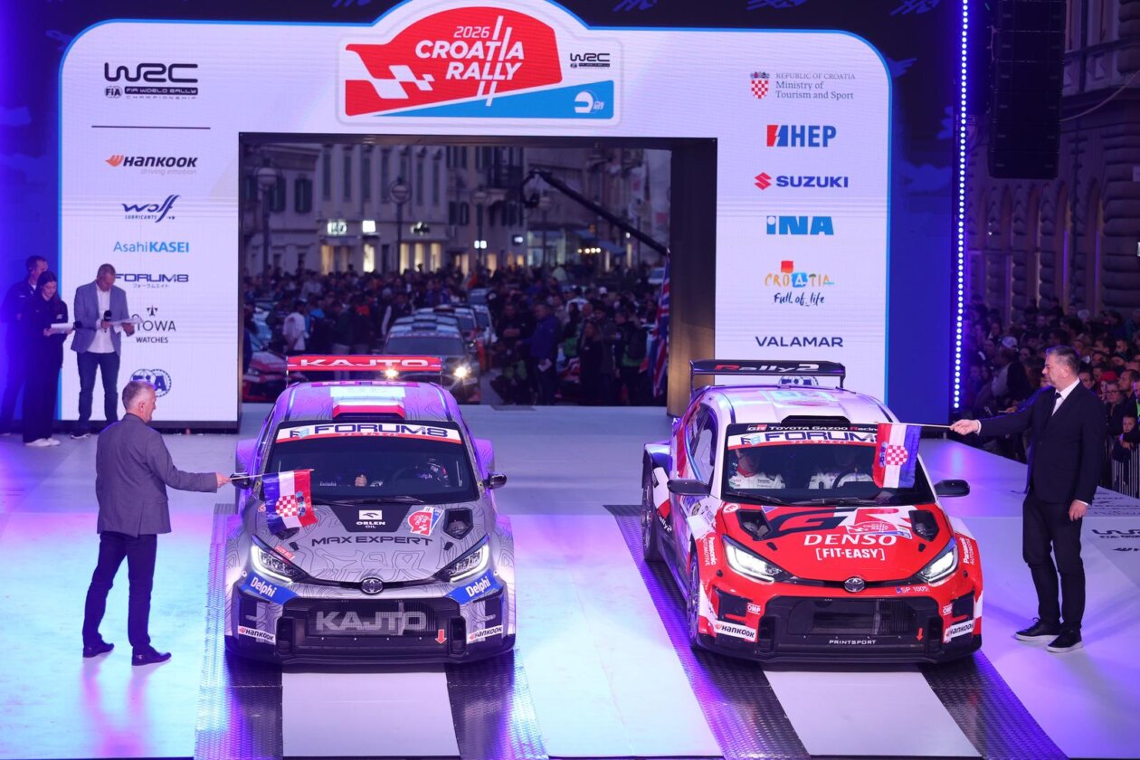 Rijeka: Ceremonijalni start WRC Croatia Rallyja 2026.