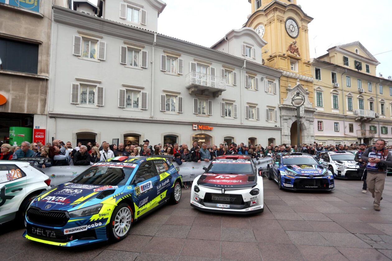 Rijeka: Ceremonijalni start WRC Croatia Rallyja 2026.