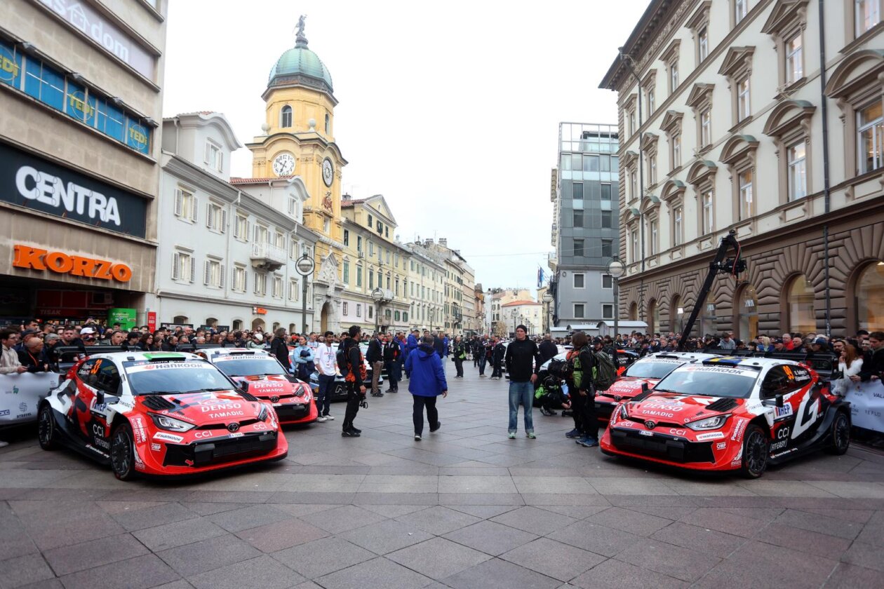 Rijeka: Ceremonijalni start WRC Croatia Rallyja 2026.