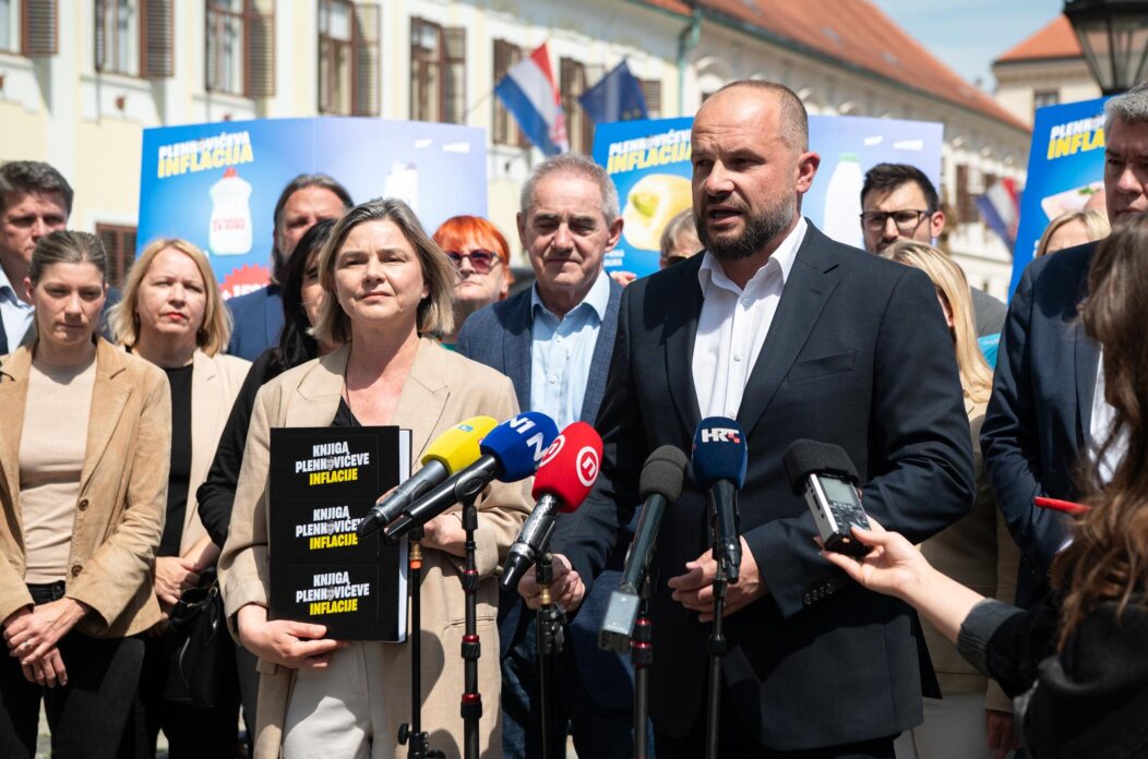 Zagreb: Najava zajedničke kampanje SDP-a i Možemo! “Plenkovićeva inflacija” Zagreb: Najava zajedničke kampanje SDP-a i Možemo! “Plenkovićeva inflacija”