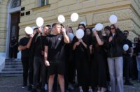 ibenik: ibenski  maturanti su norijadu posvetili Luki Milovcu sa 19 minuta utnje i 19 bijelih balona