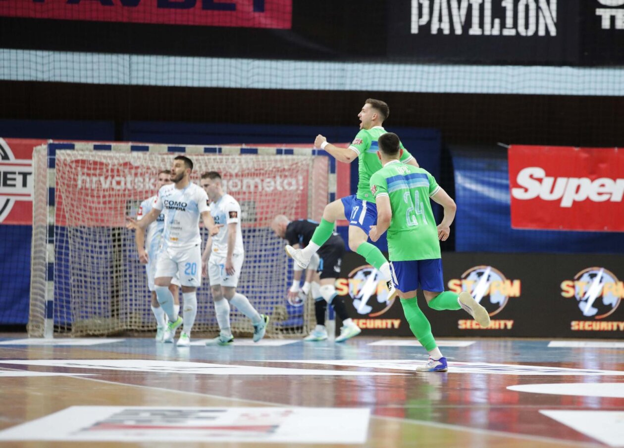 Rijeka: Rijeka i Olmissum u prvoj utakmici finale Hrvatske malonogometne lige Rijeka: Rijeka i Olmissum u prvoj utakmici finale Hrvatske malonogometne lige