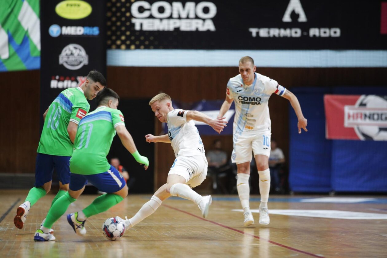 Rijeka: Rijeka i Olmissum u prvoj utakmici finale Hrvatske malonogometne lige Rijeka: Rijeka i Olmissum u prvoj utakmici finale Hrvatske malonogometne lige