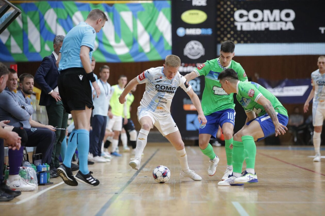 Rijeka: Rijeka i Olmissum u prvoj utakmici finale Hrvatske malonogometne lige Rijeka: Rijeka i Olmissum u prvoj utakmici finale Hrvatske malonogometne lige