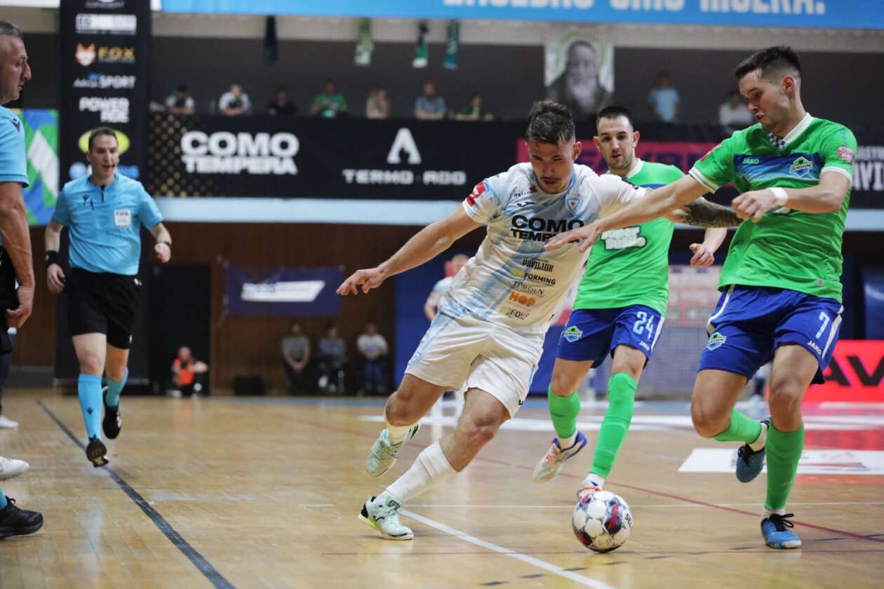 Rijeka: Rijeka i Olmissum u prvoj utakmici finale Hrvatske malonogometne lige Rijeka: Rijeka i Olmissum u prvoj utakmici finale Hrvatske malonogometne lige