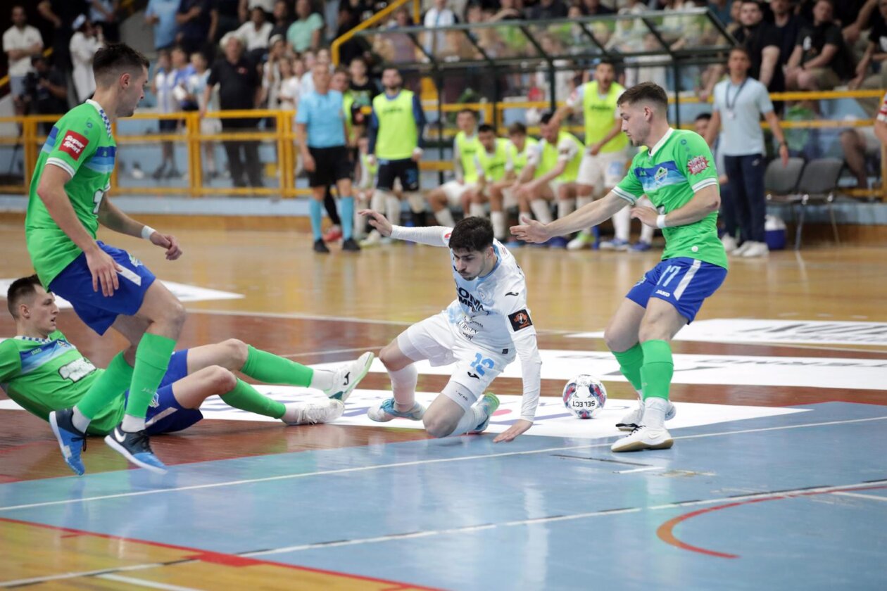 Rijeka: Rijeka i Olmissum u prvoj utakmici finale Hrvatske malonogometne lige Rijeka: Rijeka i Olmissum u prvoj utakmici finale Hrvatske malonogometne lige