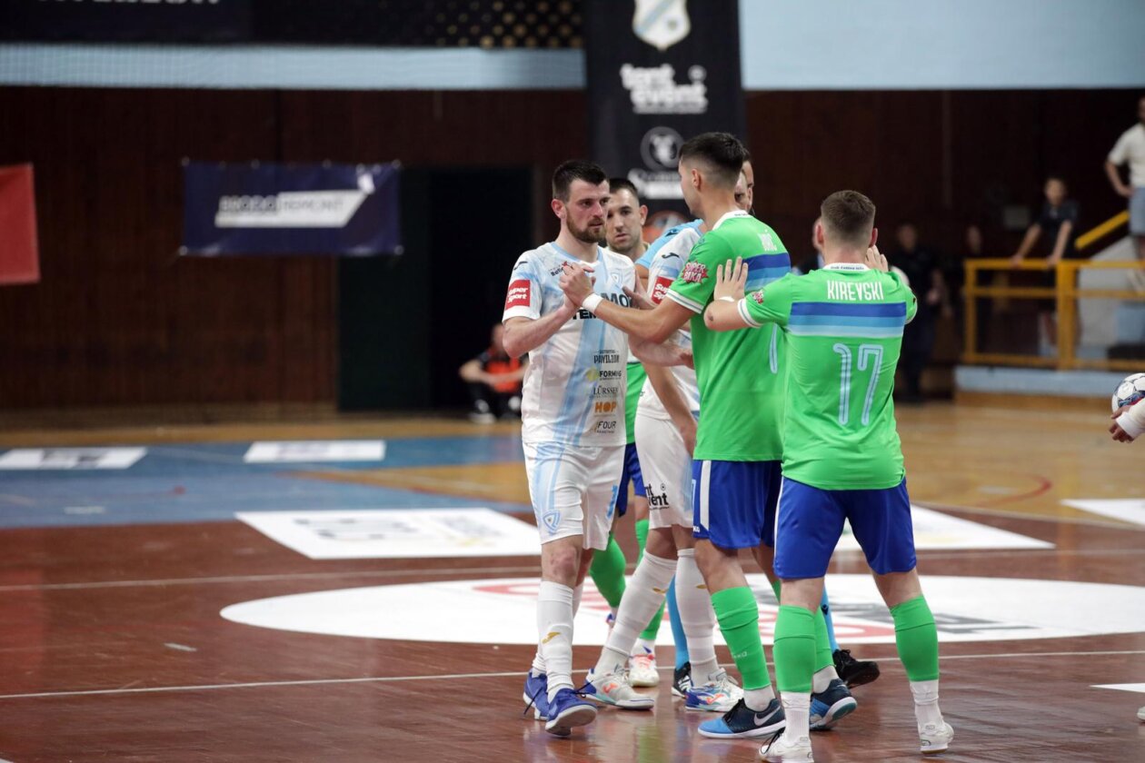 Rijeka: Rijeka i Olmissum u prvoj utakmici finale Hrvatske malonogometne lige Rijeka: Rijeka i Olmissum u prvoj utakmici finale Hrvatske malonogometne lige